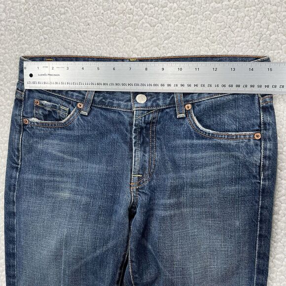 Seven Bootcut Jeans Women’s 29x31 Blue Made in USA Y2K Boho Western Rodeo - Picture 10 of 14
